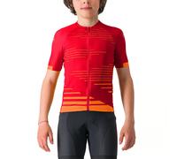 CASTELLI Aero Kid - maglia ciclismo - bambino Red/Orange 8A