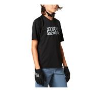MAGLIA JUNIOR BICI DOWNHILL MOUNTAIN BIKE FOX DEFEND SS JERSEY BLACK