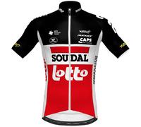 Maglia junior LOTTO SOUDAL Aero 2021 nero/rosso M