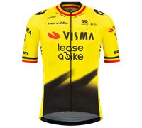 Maglia junior TEAM VISMA LEASE A BIKE Campione del Belgio 2026 nero