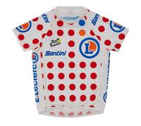 Maglia junior TOUR DE FRANCE Maglia scalatori 2025 bianco/rosso