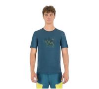 Karpos Gusela Merino Short Sleeve T-shirt Blu M Uomo