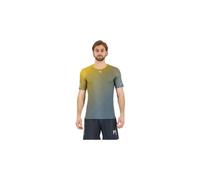 Maglia karpos lavaredo ultra a maniche corte uomo grigio giallo