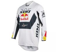 Kini Red Bull 2.0 Maglia da motocross, nero-bianco-rosso, taglia M per maschi