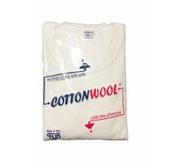 Maglia LANA FUORI COTONE SULLA PELLE uomo girocollo classica T-Shirt. Fdb40