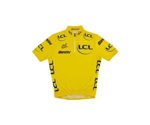 Maglia leader gialla santini tour de france per bambini