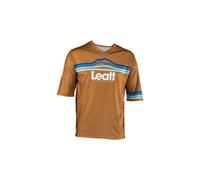 Maglia leatt enduro 3 0 a maniche corte marrone