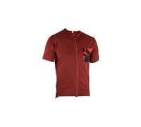Maglia leatt mtb trail 3 0 a maniche corte lava red