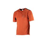 Maglia leatt mtb trail 1 0 a manica corta arancione fuoco