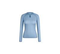 Maglia leggera a manica lunga blu da donna rapha