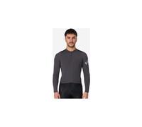 Maglia leggera a maniche lunghe rapha pro team grigio nero