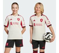 Maglia Liverpool FC 25/26 Away Bambini Wonder White 11-12A