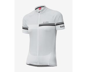 Maglia Löffler Full Zip Hotbond manica corta bianco donna - L
