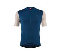 Loeffler Skys Clear Mid Full Zip Short Sleeve Jersey Blu 46 Uomo Navy