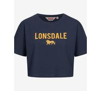 Maglia Lonsdale Moira T-shirt blu giallo donna - L