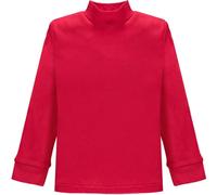 Enrico Coveri 1 Pezzo Maglia Lupetto Bambino ET 4205 Manica Lunga in Caldo Cotone. Rosso 3-4 Anni