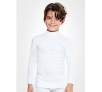 Enrico Coveri 1 Pezzo Maglia Lupetto Bambino ET 4205 Manica Lunga in Caldo Cotone. Bianco 3-4 Anni