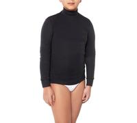 Enrico Coveri 1 Pezzo Maglia Lupetto Bambino ET 4205 Manica Lunga in Caldo Cotone. Nero 11-12 Anni
