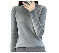 Maglia Lupetto Donna, Maglioni Donna Lavorato a Maglia Fine Righe Casual Oversize Unisex Tinta Unita a Treccia Oversize Vintage Maglione Nordico Donna per L'autunno Inverno