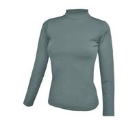 Maglia Lupetto Donna Manica Lunga Cotone Elasticizzato JADEA 4057