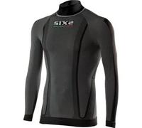 Maglia Lupetto Intima Tecnica Termica Bambino Sixs K-TS3 Nero Carbon 8 ANNI
