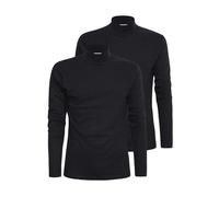 Maglia Lupetto Uomo Collo Alto Manica Lunga Caldo Cotone, Liabel, 2 o 3 pz