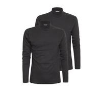 Maglia Lupetto Uomo Collo Alto Manica Lunga Caldo Cotone, Liabel, 2 o 3 pz