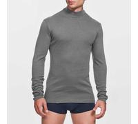 Lupetto mezzo collo uomo maglia manica lunga caldo e soffice cotone bio RAGNO ar