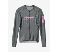 Maglia MAAP Blaze Pro Air 3.0 manica lunga grigio scuro rosa donna - XS