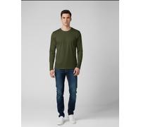 Maglia Maglietta Manica Lunga Cotone Casual Taglie Forti Lavoro Qualità Alta