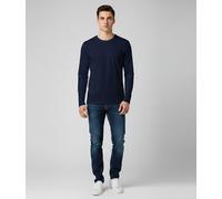 Maglia Maglietta Manica Lunga Cotone Casual Taglie Forti Lavoro Qualità Alta