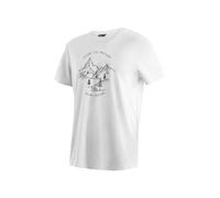 Maier Sports Dieter Print Short Sleeve T-shirt Bianco 5XL Uomo