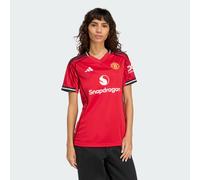adidas Maglia Ufficiale Manchester United FC 2025/26 Donna, Red M