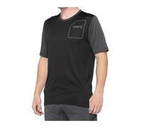Maglia Manica Corta 100% Ridecamp Grigio/Nero - L40027