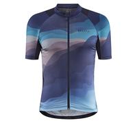 Craft Adv Endur Graphic Short Sleeve Jersey Blu S Uomo Aquamarine / Multi