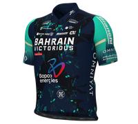 Ale Prime Bahrain Victorious Short Sleeve Jersey Blu M Uomo Blue Navy / Green