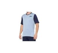 Maglia 100% Ridecamp manica corta blu - S