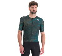 Maglia a manica corta sportful cliff supergiara blu verde