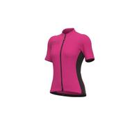 Maglia manica corta da donna ale color block rosa