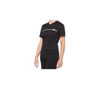Maglia manica corta donna 100 ridecamp nera grigia