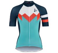 Maglia manica corta donna Share The Road 4.0 turchese/blu S