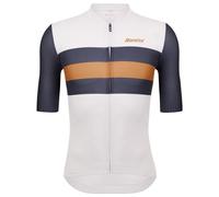 Maglia santini eco sleek bengal white a manica corta