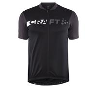 Maglia manica corta Endurance Logo nero/grigio M