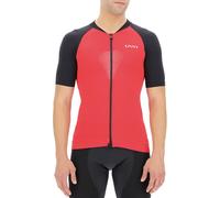 Maglia manica corta Granfondo rosso/nero L