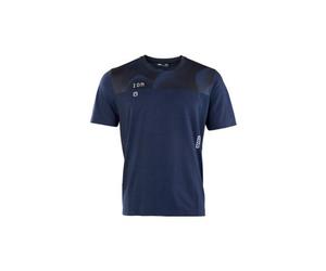 Maglia manica corta ion traze amp mtb blu da uomo