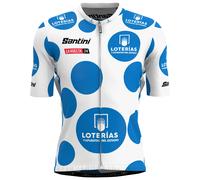 Maglia Santini Pois Vuelta Espana 2024 L / Bianco