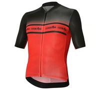 Rh+ Light Climber Short Sleeve Jersey Rosso,Nero L Uomo Black / Red Code