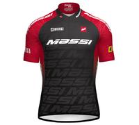 Maglia manica corta MASSI UCI TEAM 2024 grigio/rosso S