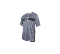 ONeal Pin-It S22, maglia unisex S male Grigio/Nero/Giallo Fluo