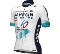 Maglia manica corta Race BAHRAIN - VICTORIOUS 2024 bianco/verde M
